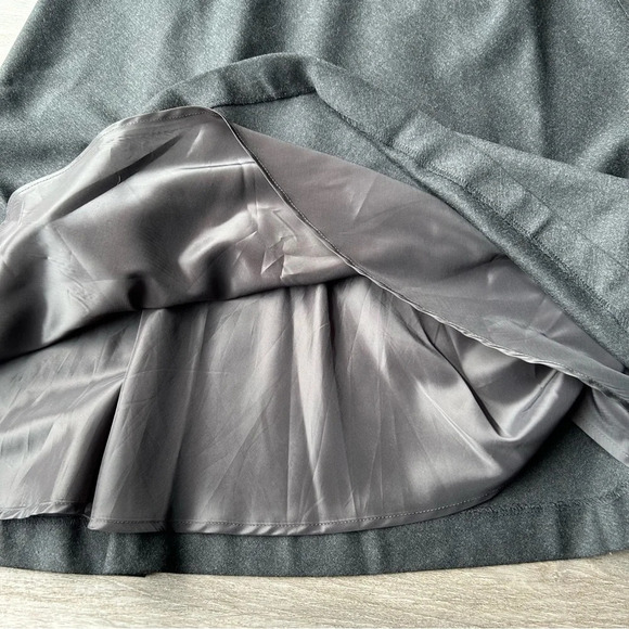 Talbots Stretch Wool Flared  Skater Midi Skirt - Picture 7 of 15